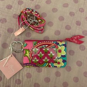 Vera Bradley Lanyard and ID Holder